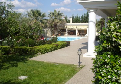 Pool front view