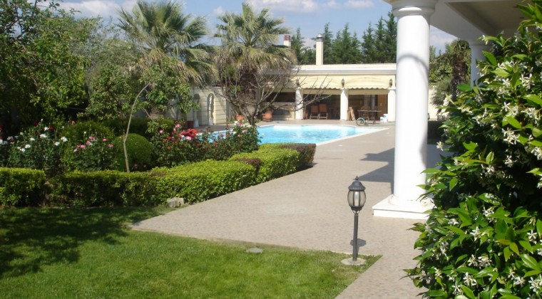 Pool front view
